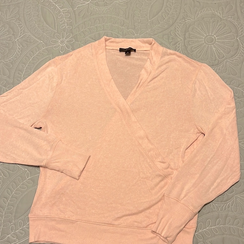 J Crew faux wrap sweater